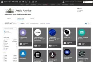 internet-archive Mejores lugares para obtener descargas de música gratis