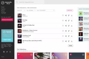 Jamendo Mejores lugares para obtener descargas de música gratis