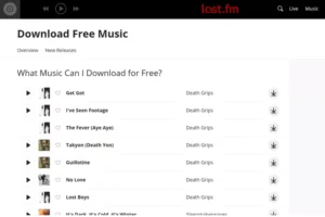 Last.fm Mejores lugares para obtener descargas de música gratis